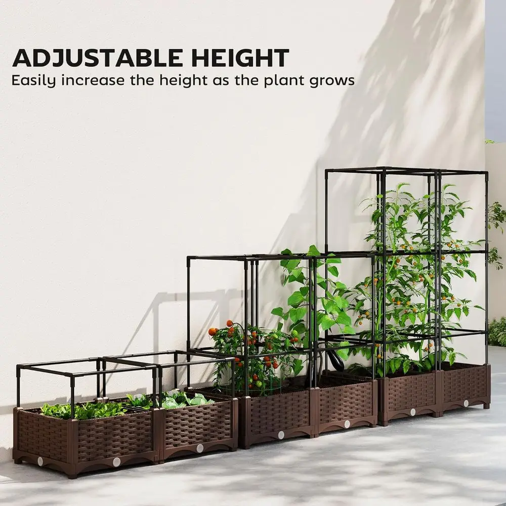 Jardinera Elevada con Enrejado - Self-Watering Planter reseña y precio