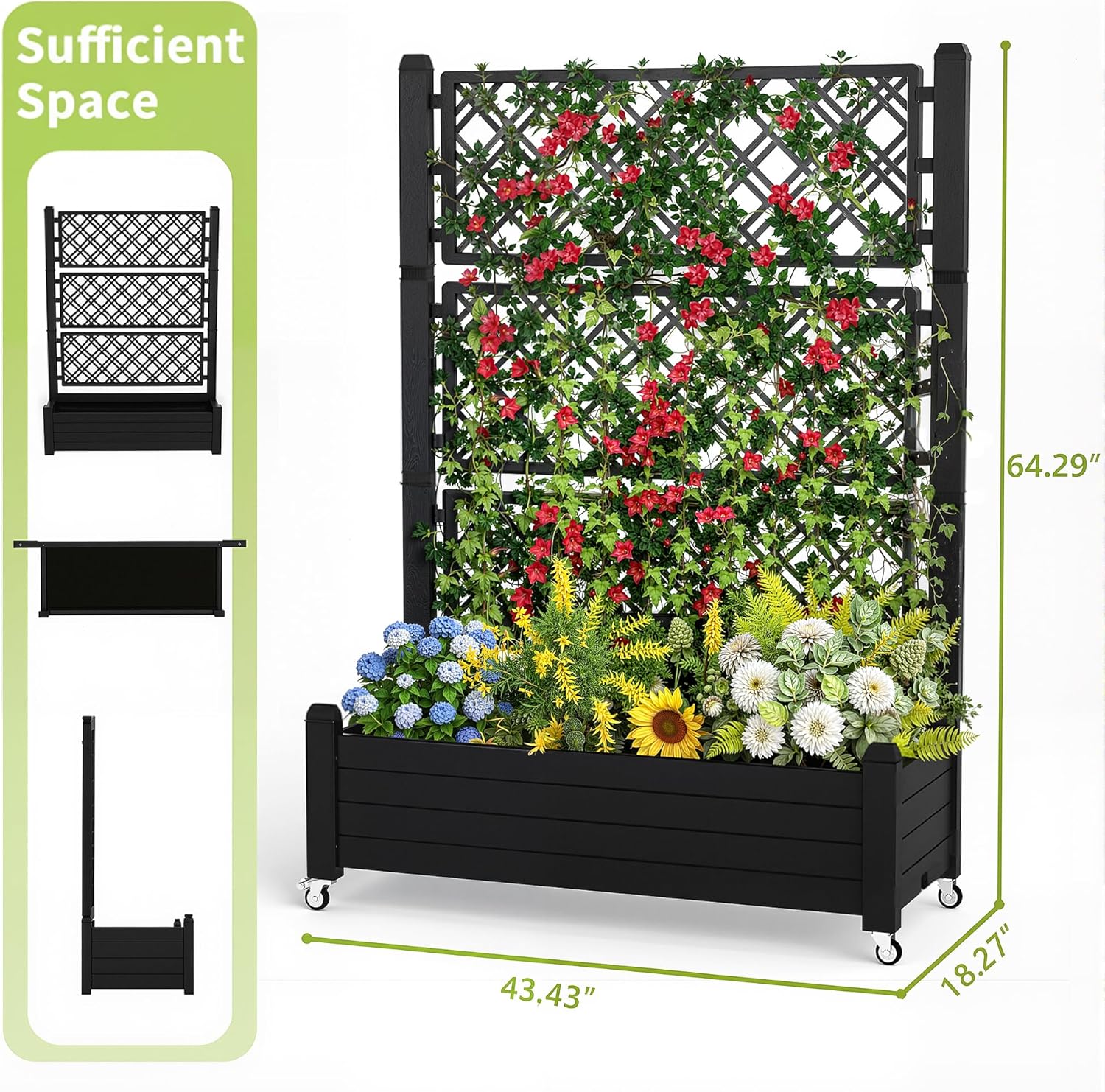 Jardinera Elevada con Enrejado - Self-Watering Planter reseña y precio