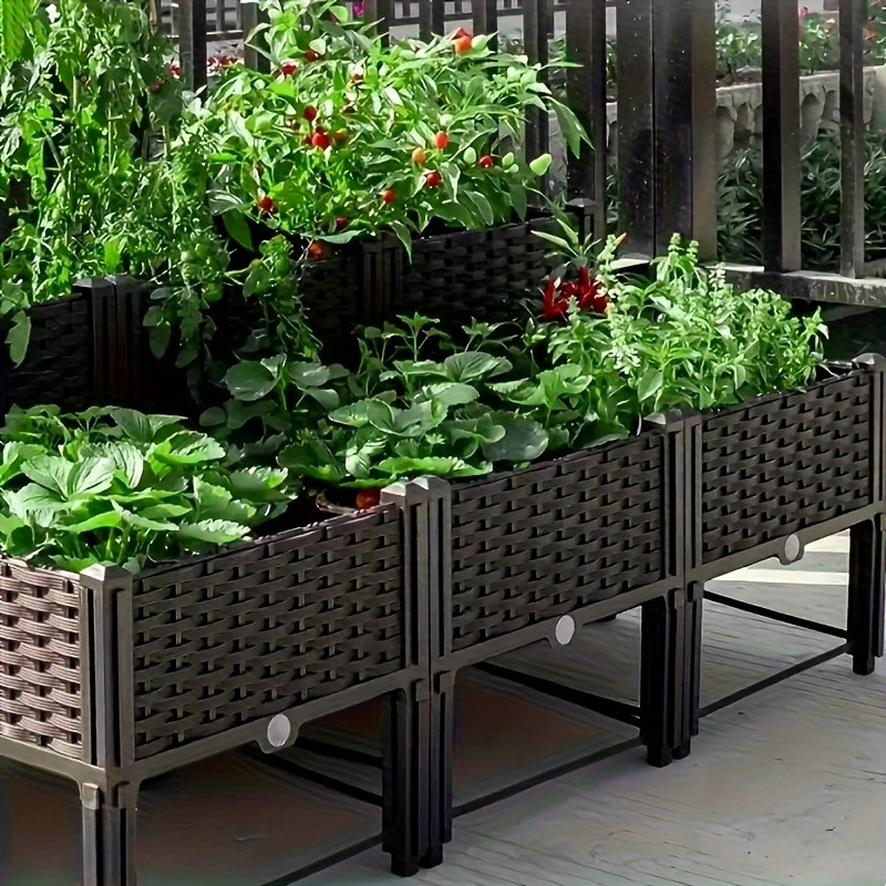 Jardinera Elevada para Jardín, - Self-Watering Planter reseña y precio